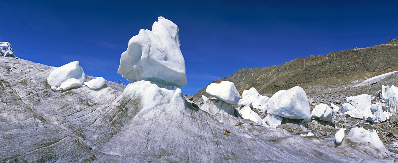 Gornergletscher, Eisberge