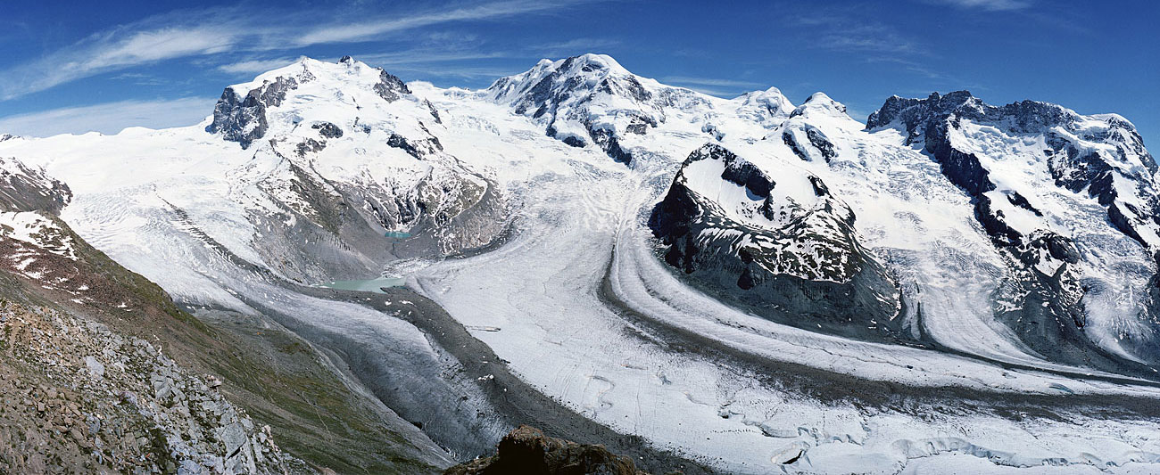 Gornergletscher, Gornersee Gornergletscher, Gornersee