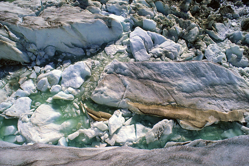 Gornergletscher, sahara dust