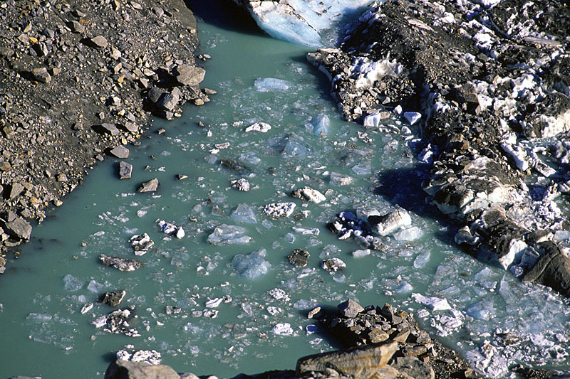 Gornergletscher, Eisberge