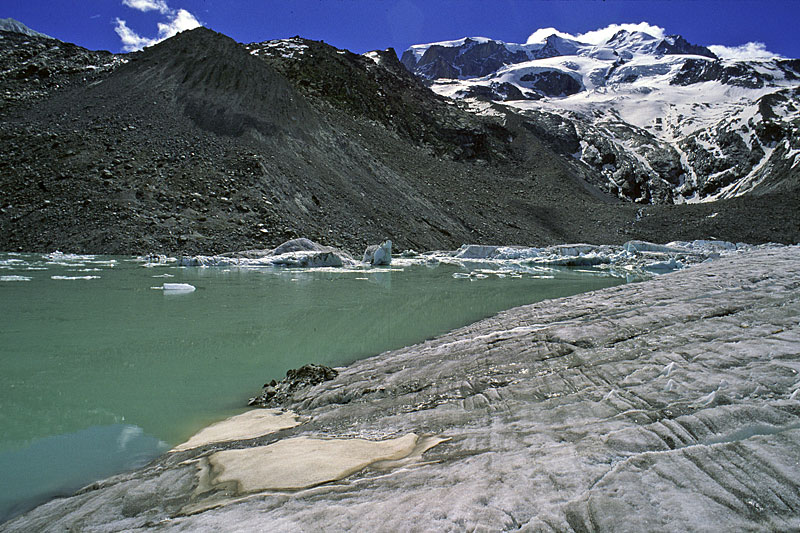 Gornergletscher, Eisberge