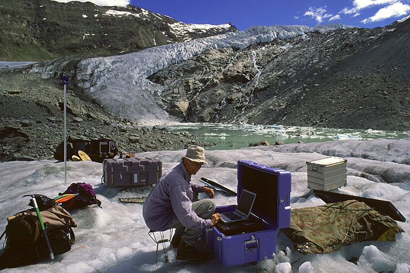 Gornergletscher, monitoring Gornergletscher, monitoring