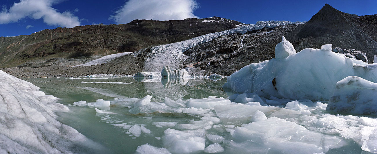 Gornergletscher, Gornersee Gornergletscher, Gornersee