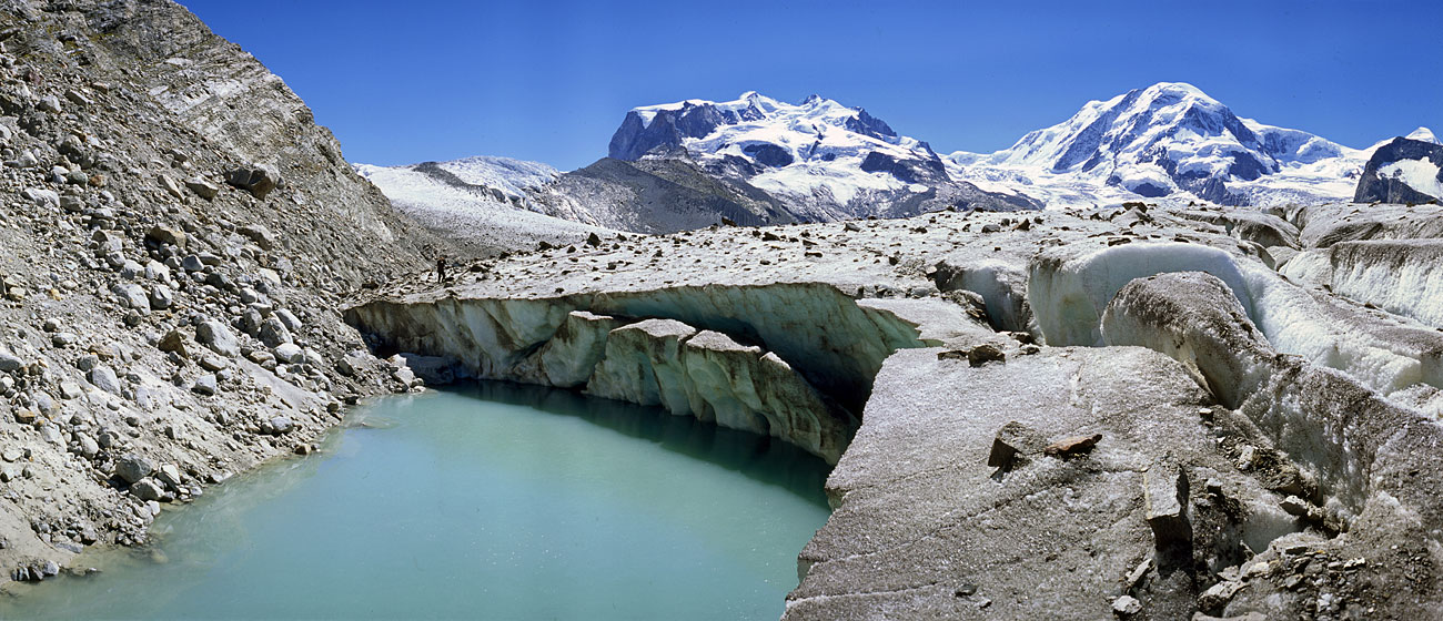 Gornergletscher, randglazialer See Gornergletscher, randglazialer See
