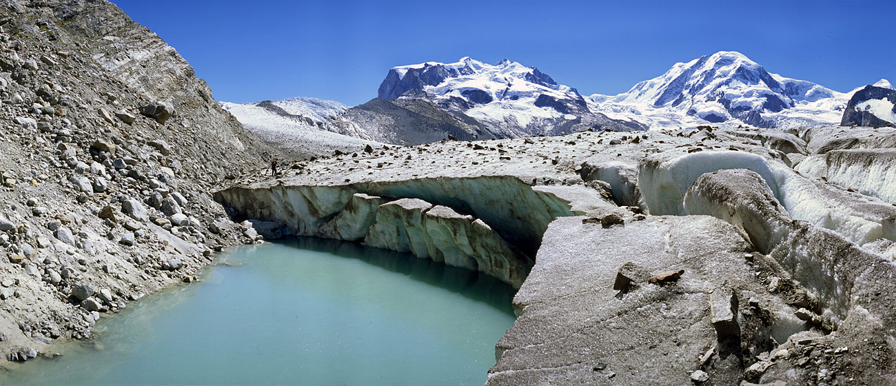 Gornergletscher, randglazialer See