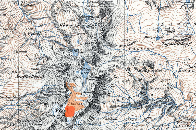 Pizolgletscher und Karseen