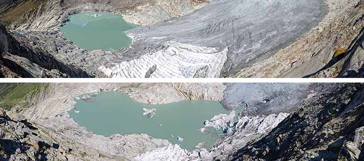 Proglacial lake and recession 2023