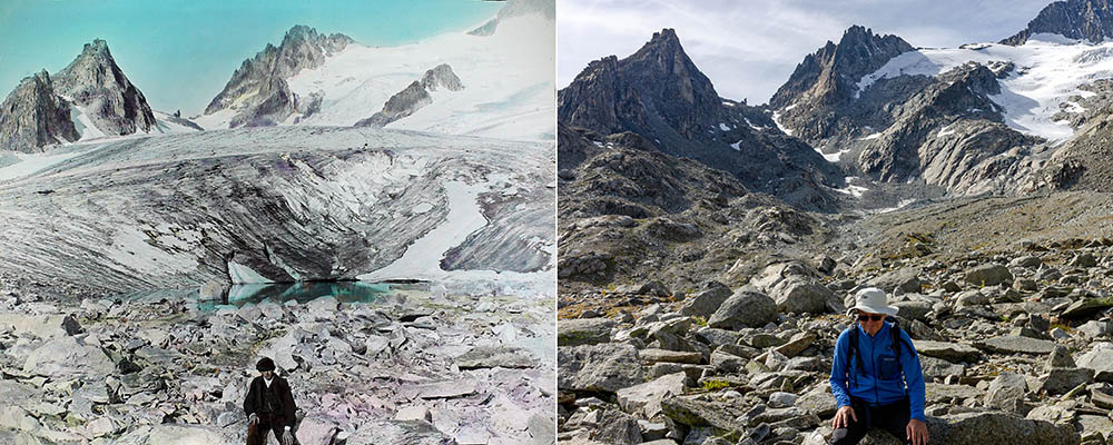 Tiefengletscher 2021-22: Luftbilder und Wiederholungsaufnahmen