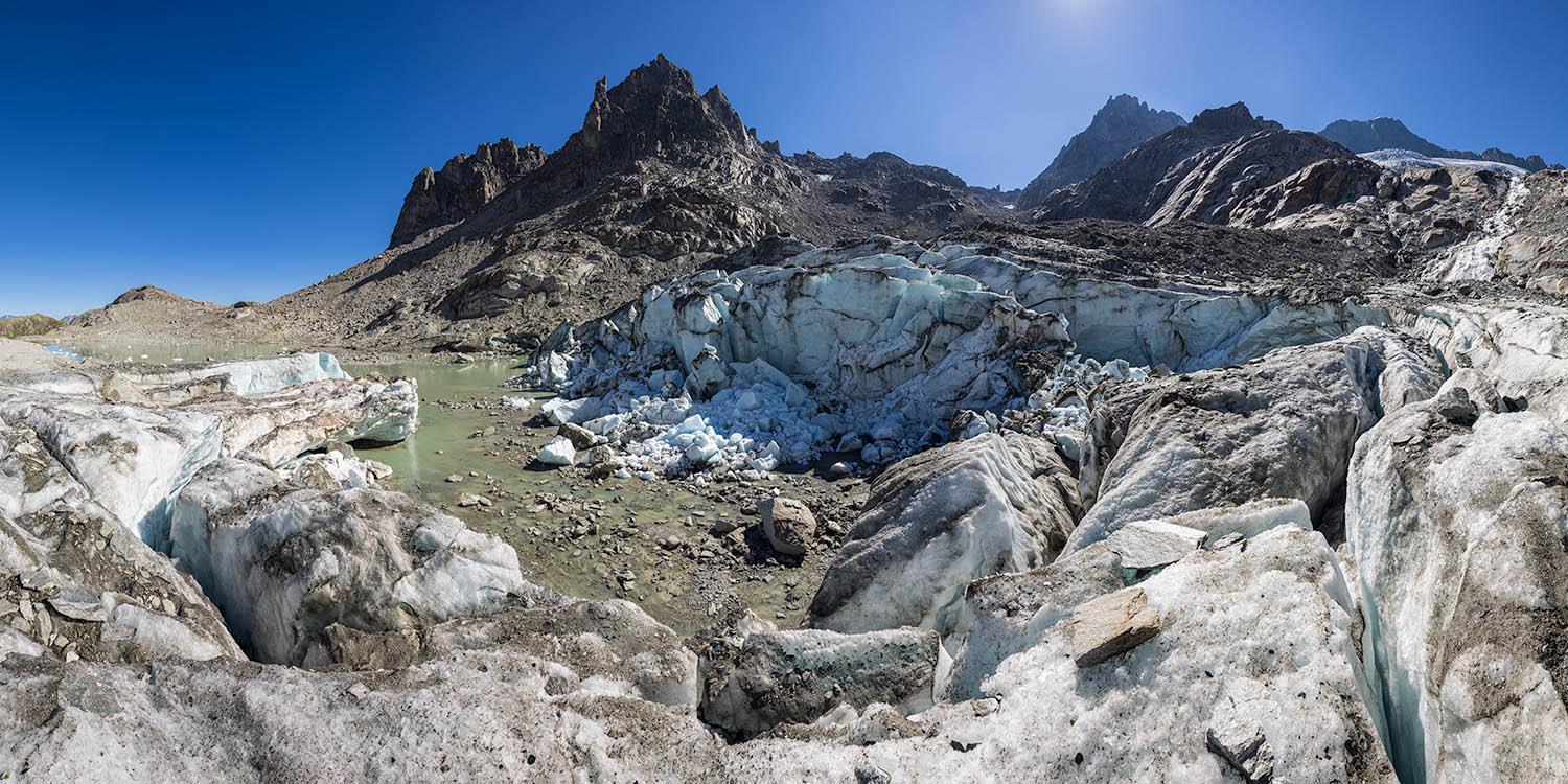 Tiefengletscher 2021-22: Luftbilder und Wiederholungsaufnahmen