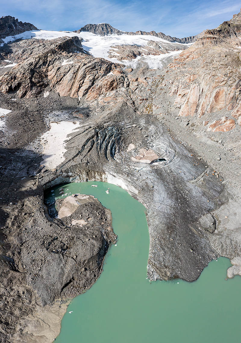 Tiefengletscher: repeat and aerial photos