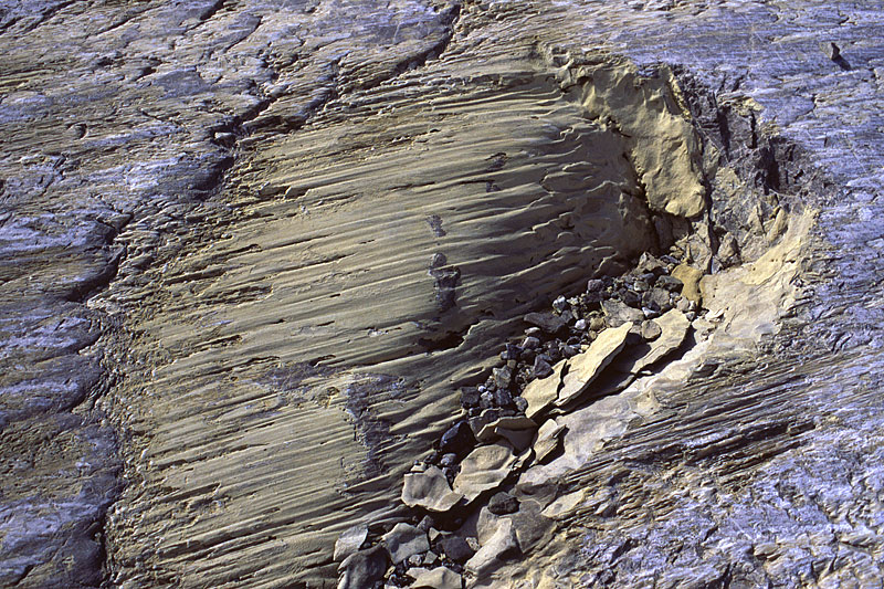 Glacier du Tsanfleuron, Klaaksinter