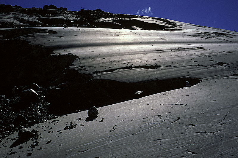 Glacier du Tsanfleuron, Gletscherschliff Glacier du Tsanfleuron, Gletscherschliff