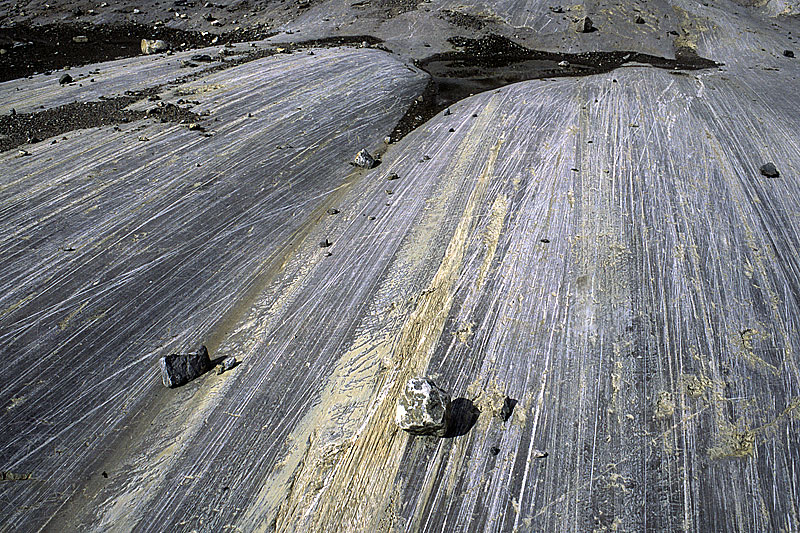 Glacier du Tsanfleuron, Gletscherschliff