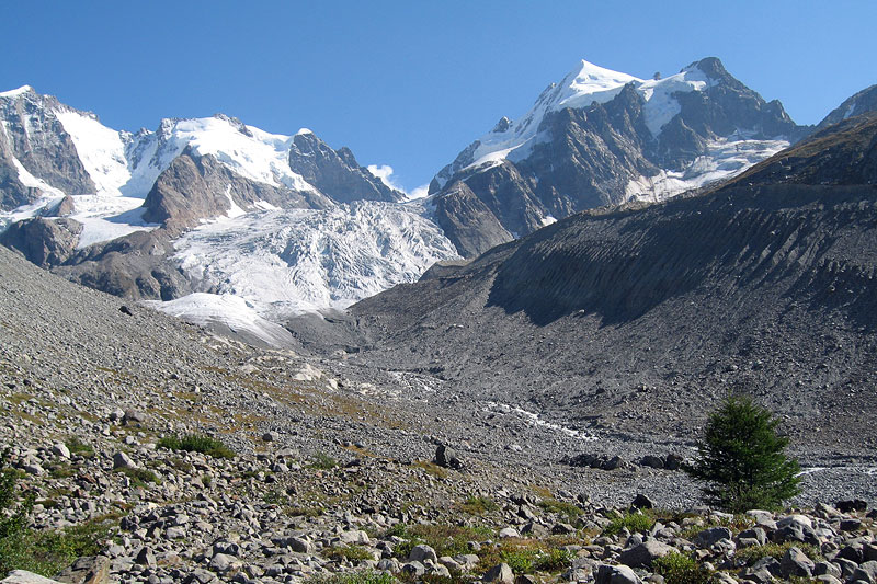 Proglacial area 2009 Proglacial area 2009