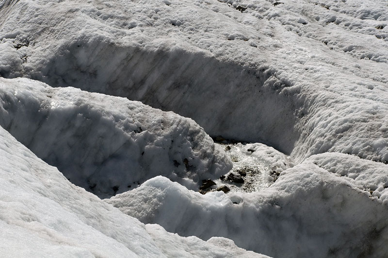 Glacier surface 2009 Glacier surface 2009