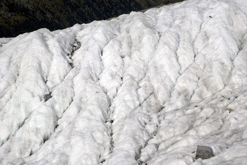 Glacier surface 2009 Glacier surface 2009