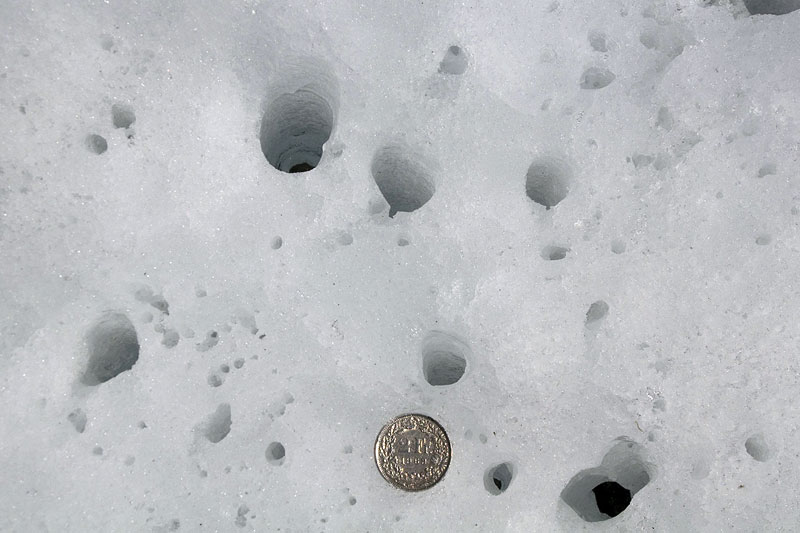 Glacier surface 2009 Glacier surface 2009