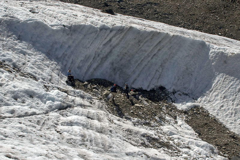Glacier surface 2009 Glacier surface 2009