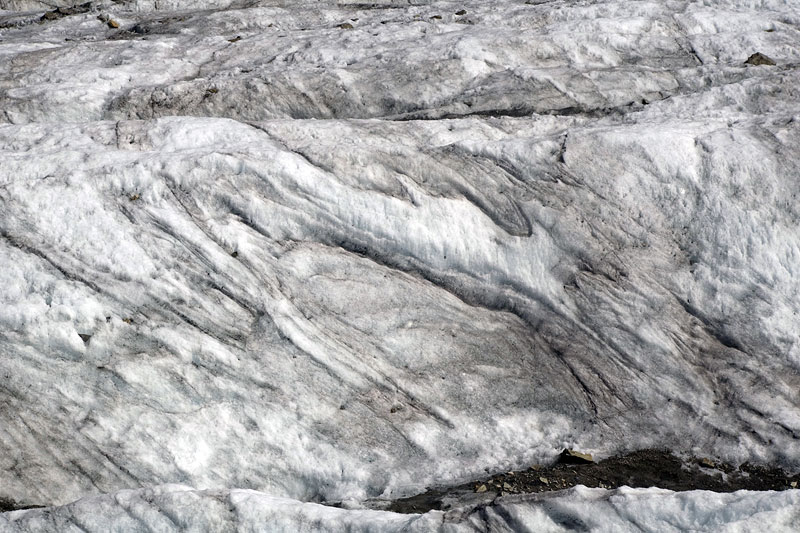 Glacier surface 2009 Glacier surface 2009