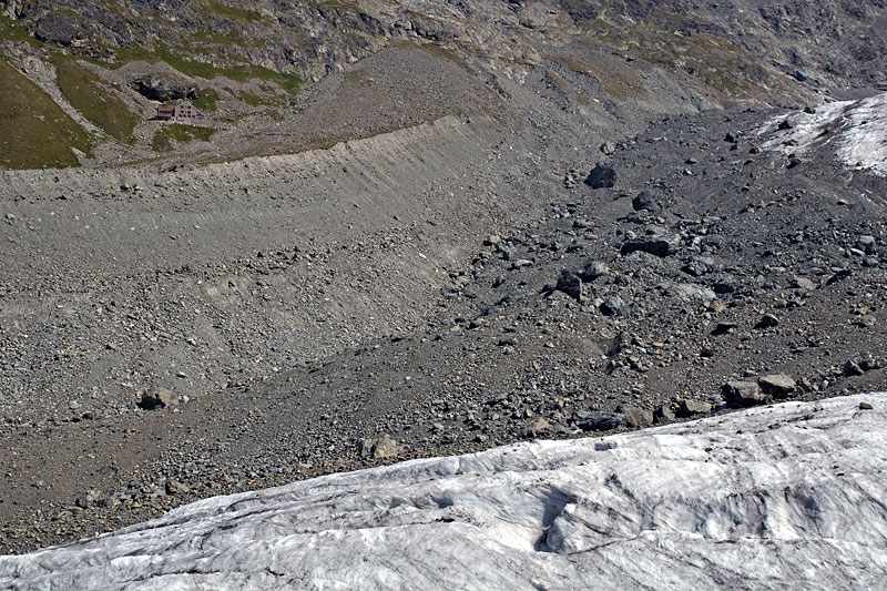 Glacier surface 2009 Glacier surface 2009