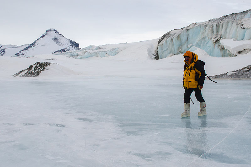 George VI Ice Shelf: lakes and ponds