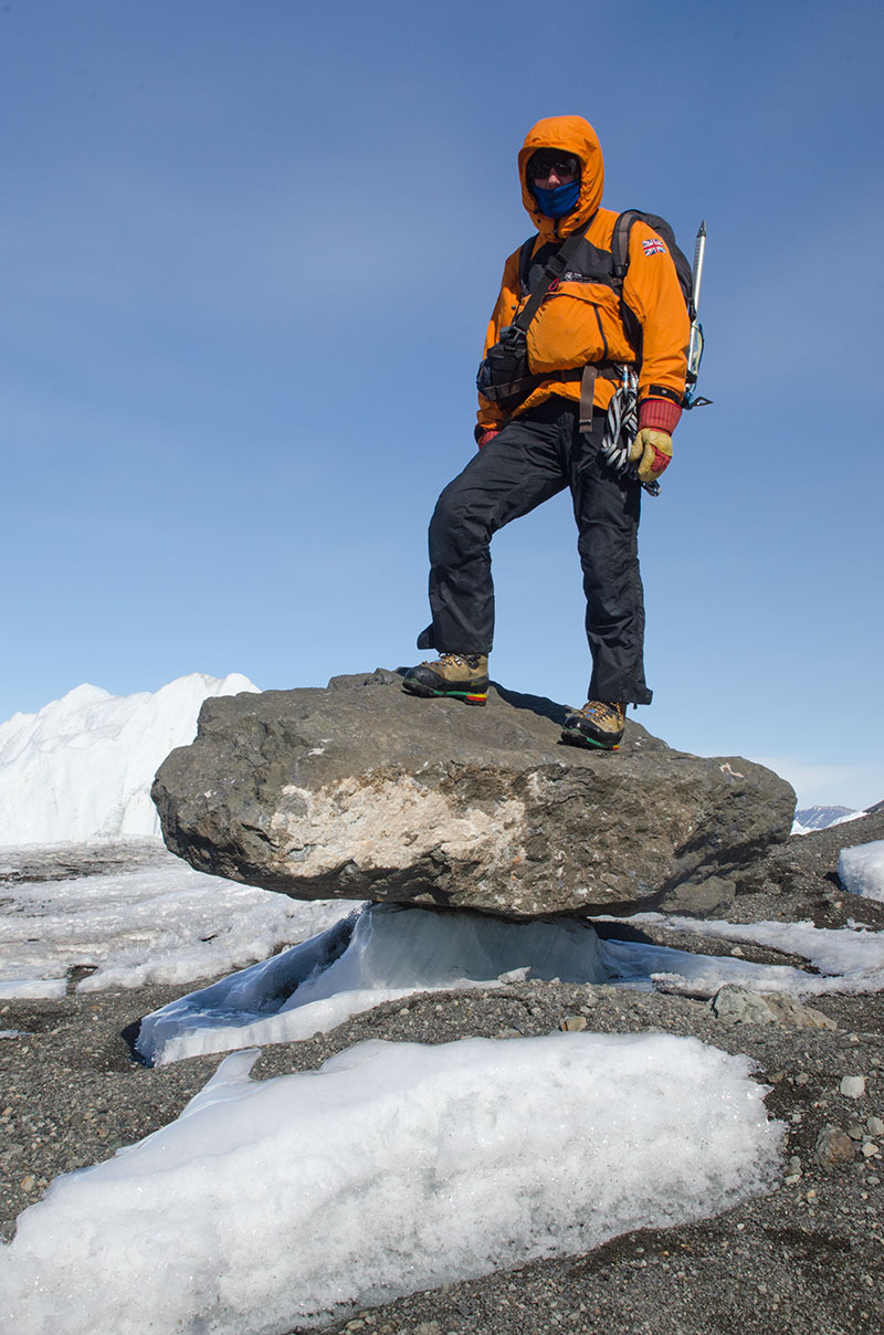 George VI Ice Shelf: moraine features