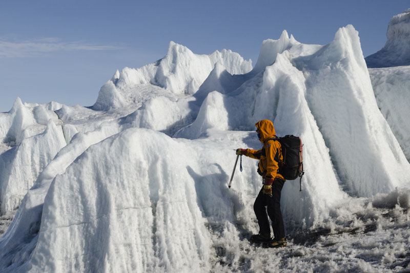 George VI Ice Shelf structures and morphological features