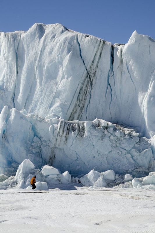 George VI Ice Shelf structures and morphological features