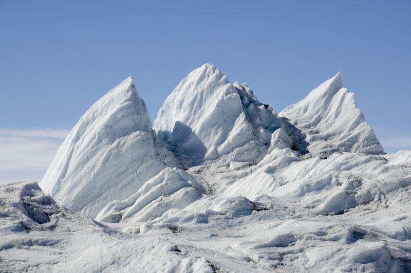 George VI Ice Shelf structures and morphological features