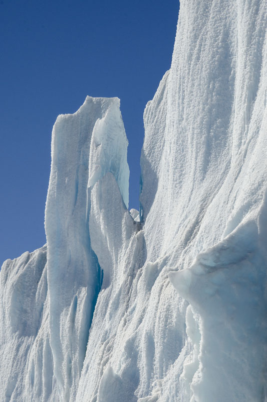 George VI Ice Shelf structures and morphological features