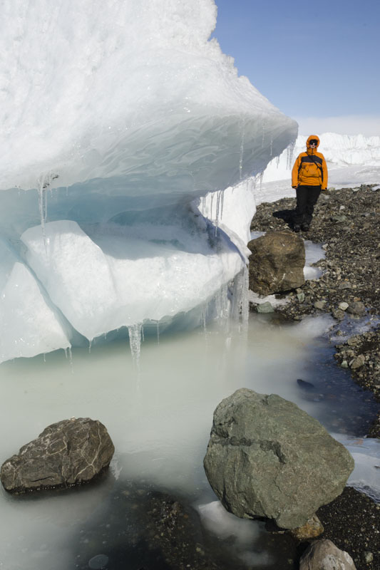 George VI Ice Shelf structures and morphological features