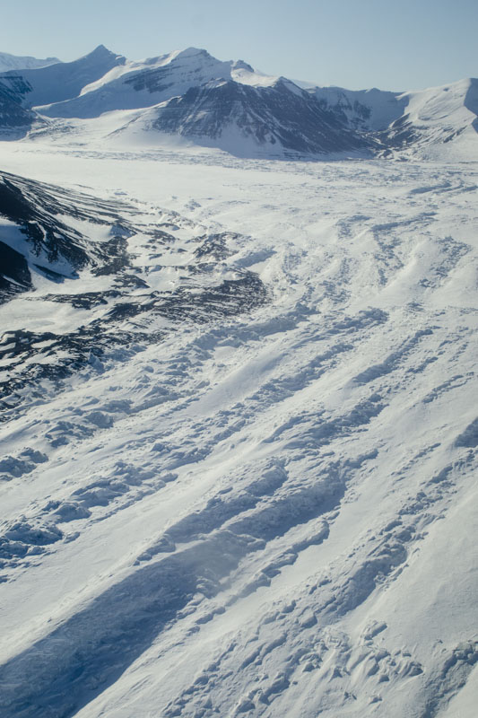 George VI Ice Shelf structures and morphological features George VI Ice Shelf structures and morphological features