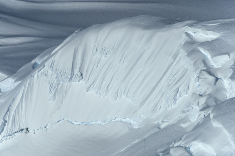 George VI Ice Shelf surrounding mountains