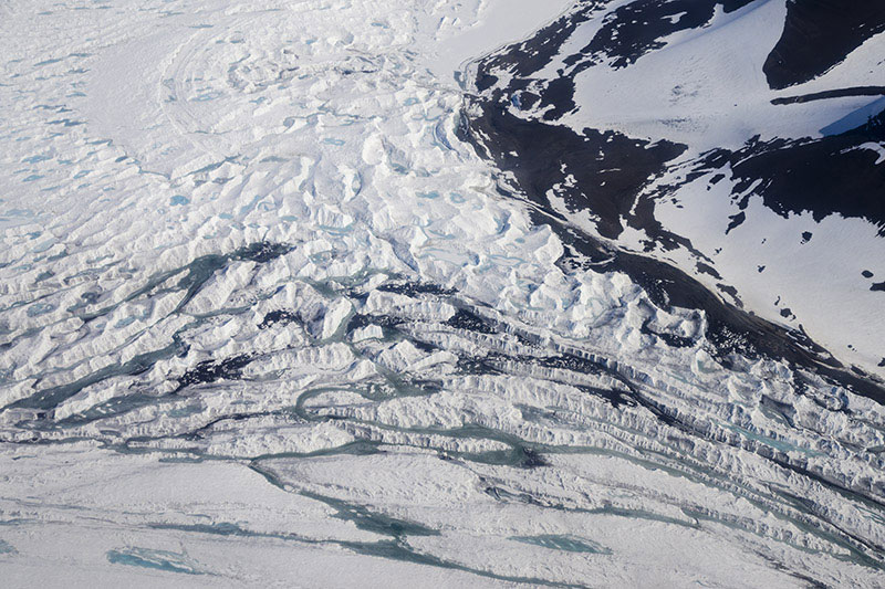 George VI Ice Shelf tributary glaciers George VI Ice Shelf tributary glaciers