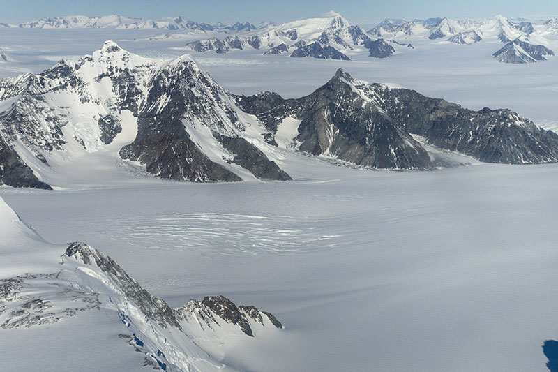 George VI Ice Shelf tributary glaciers George VI Ice Shelf tributary glaciers