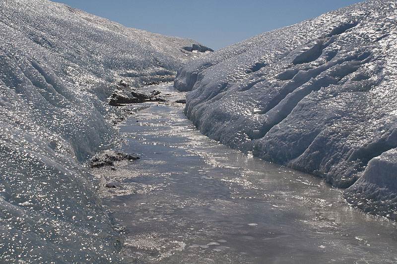 Ice shelf drainage Ice shelf drainage