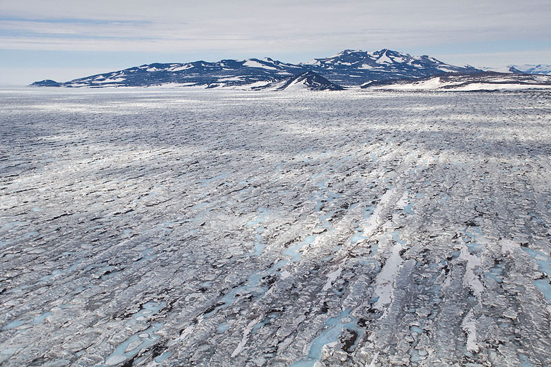 Ice shelf drainage