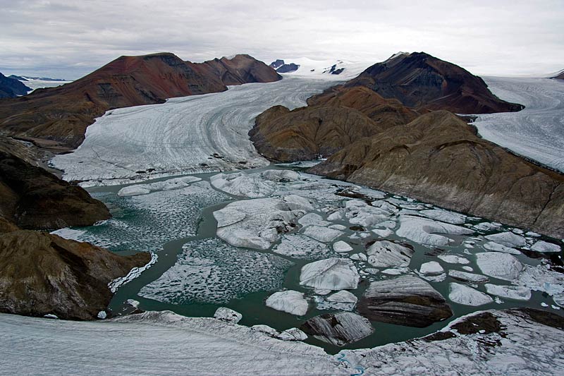 Astro Glacier, Astro Lake und Piper Glacier Astro Glacier, Astro Lake und Piper Glacier