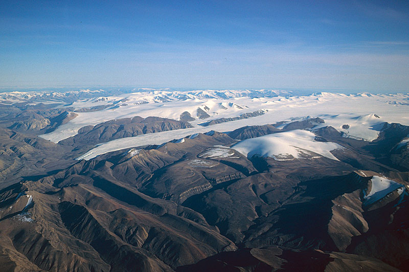 Glaciers of southern Axel Heiberg