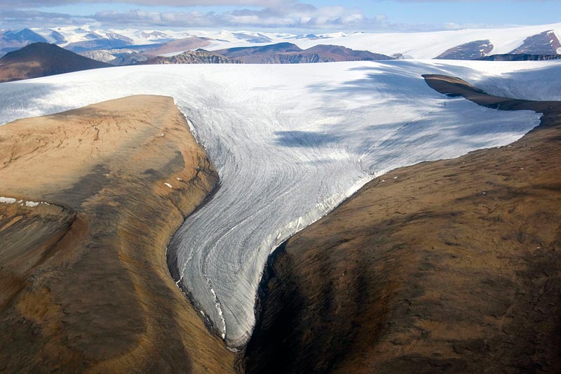 Glaciers of southern Axel Heiberg