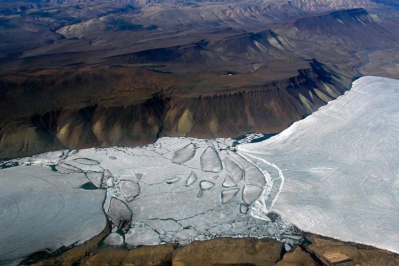 Glaciers of southern Axel Heiberg