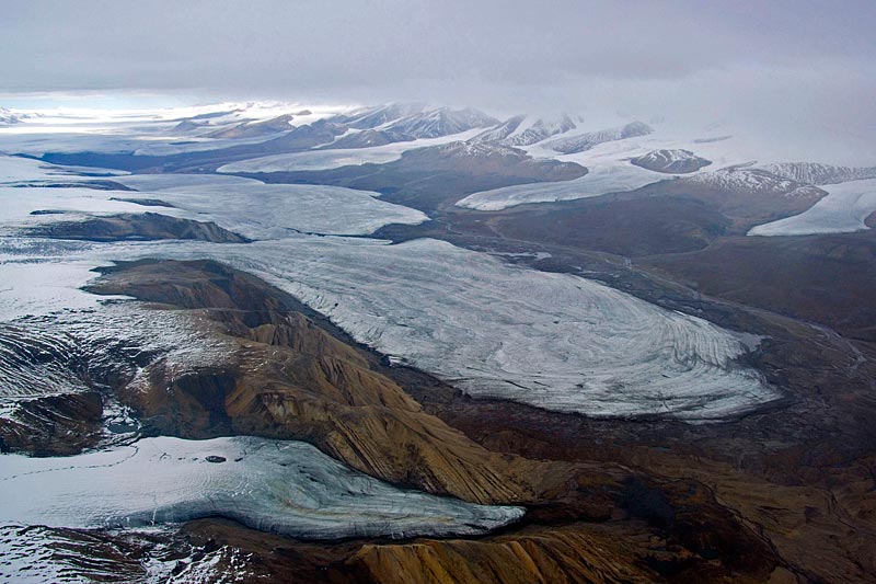 Glaciers of southern Axel Heiberg