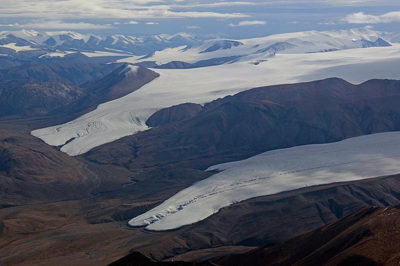 Glaciers of southern Axel Heiberg