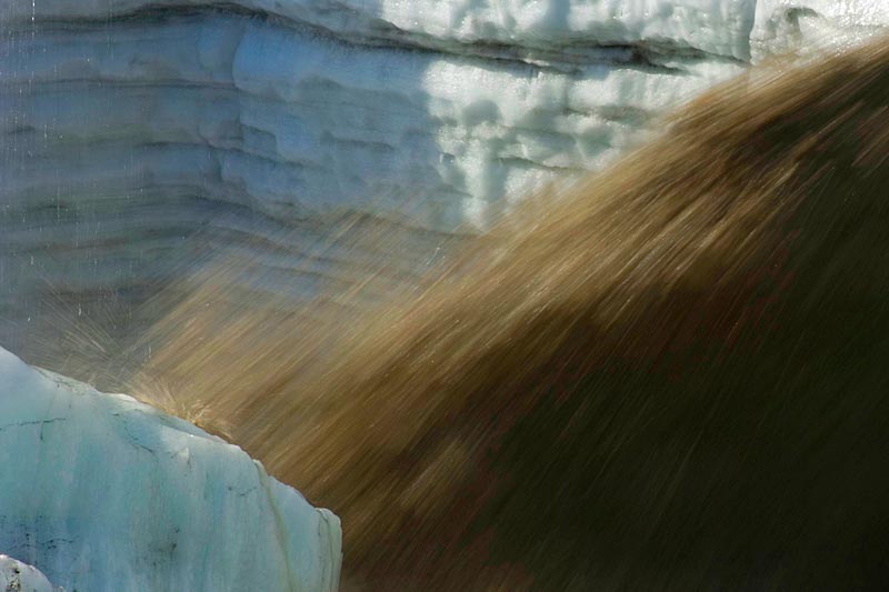 Crusoe Glacier: Formen und Farben Crusoe Glacier: Formen und Farben