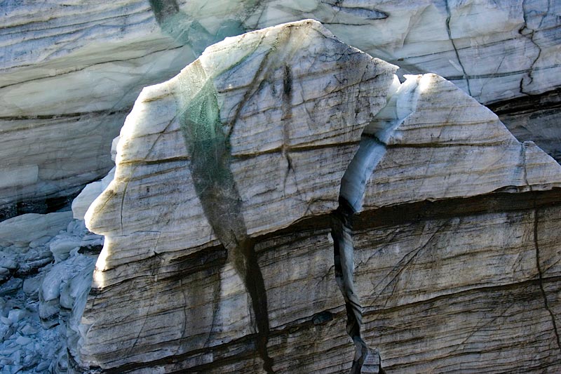 Crusoe Glacier: Formen und Farben Crusoe Glacier: Formen und Farben