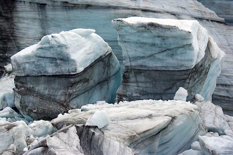 Crusoe Glacier: Formen und Farben Crusoe Glacier: Formen und Farben