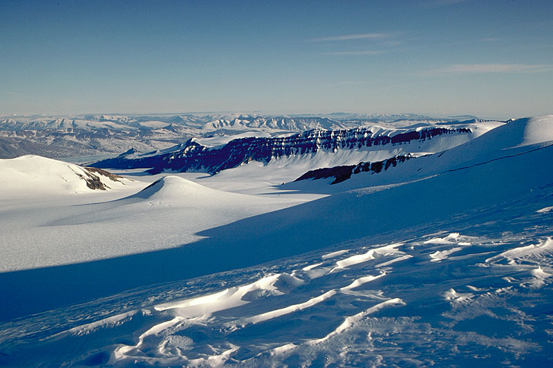 Crusoe Glacier middle and northern part