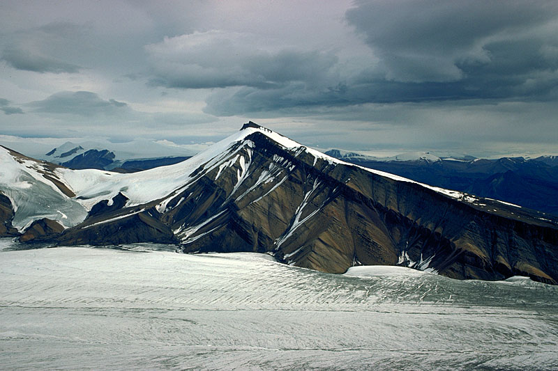Crusoe Glacier: Mitte und Nordteil Crusoe Glacier: Mitte und Nordteil
