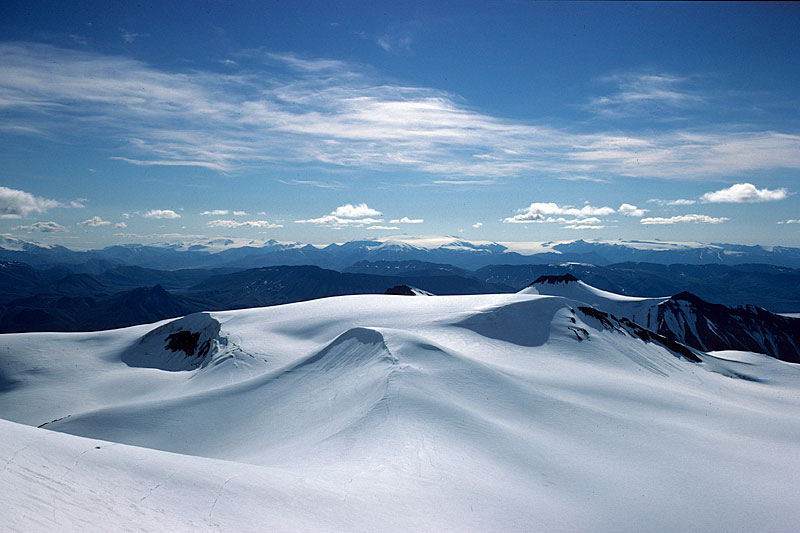 Crusoe Glacier middle and northern part