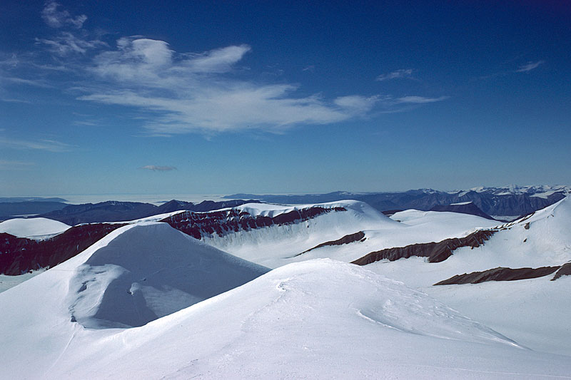 Crusoe Glacier: Mitte und Nordteil Crusoe Glacier: Mitte und Nordteil